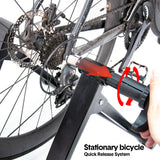 Darrahopens Sports & Fitness > Exercise, Gym & Fitness > Exercise Bikes Portable Indoor Exercise Bike Trainer Stand Stationary Bicycle Training Stand Magnetic 6 Level Resistance For Indoor Riding with Noise Reduction Wheel