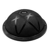 Darrahopens Sports & Fitness > Exercise, Gym & Fitness > Exercise Bikes VEVOR Half Exercise Ball Trainer, 23 inch Balance Ball Trainer, 660 lbs Capacity Stability Ball, Yoga Ball with Resistance Bands and Pump, Strength Fitness Ball for Home Gym, Full Body Workouts, Black