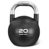 Darrahopens Sports & Fitness > Exercise, Gym & Fitness > Free Weights CORTEX 8kg to 32kg Commercial Steel Kettlebell V2 Package with Kettlebell Stand