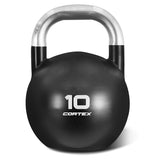 Darrahopens Sports & Fitness > Exercise, Gym & Fitness > Free Weights CORTEX 8kg to 32kg Commercial Steel Kettlebell V2 Package with Kettlebell Stand