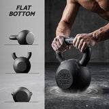 Darrahopens Sports & Fitness > Exercise, Gym & Fitness > Free Weights Everfit 24kg Cast Iron Kettlebell Powder Coating Flat Bottom Home Gym In Australia - Darrahopens