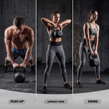 Darrahopens Sports & Fitness > Exercise, Gym & Fitness > Free Weights Everfit 24kg Cast Iron Kettlebell Powder Coating Flat Bottom Home Gym In Australia - Darrahopens