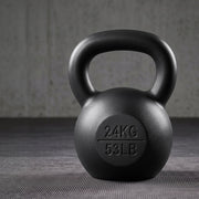 Darrahopens Sports & Fitness > Exercise, Gym & Fitness > Free Weights Everfit 24kg Cast Iron Kettlebell Powder Coating Flat Bottom Home Gym In Australia - Darrahopens