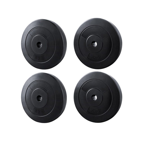Darrahopens Sports & Fitness > Exercise, Gym & Fitness > Free Weights Everfit 30kg Barbell Weight Plates Standard Home Gym Press Fitness Exercise
