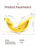 Darrahopens Sports & Fitness > Exercise, Gym & Fitness > Gym Equipment & Accessories 1-Pair Yellow Reinforced Calf Stretcher Slant Board - Professional Non-Slip Achilles Tendon & Hamstring Stretcher for Physical Therapy, Yoga & Fitness