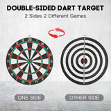 Darrahopens Sports & Fitness > Exercise, Gym & Fitness > Gym Equipment & Accessories 12" Dartboard Dart Board with Steel Darts Professional Competition Party Game