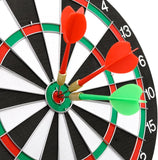 Darrahopens Sports & Fitness > Exercise, Gym & Fitness > Gym Equipment & Accessories 12" Dartboard Dart Board with Steel Darts Professional Competition Party Game