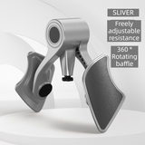 Darrahopens Sports & Fitness > Exercise, Gym & Fitness > Gym Equipment & Accessories 2-in-1 Sliver Kegel Trainer for Glute Lifting & Leg Toning - Adjustable Resistance & 360° Rotating Baffles for Postpartum Recovery & Pelvic Health