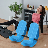 Darrahopens Sports & Fitness > Exercise, Gym & Fitness > Gym Equipment & Accessories 2 PCS Dual Foot Rocker with Connecting Bar - Calf & Ankle Stretcher System for Plantar Fasciitis Relief - Linked Incline Board with Stabiliser Axis - Heavy Duty Blue