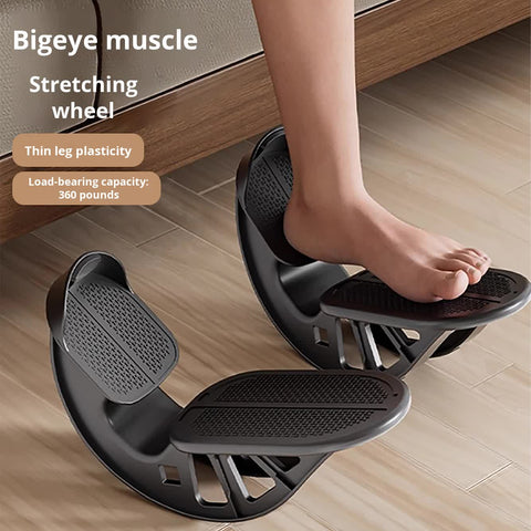 Darrahopens Sports & Fitness > Exercise, Gym & Fitness > Gym Equipment & Accessories 2 PCS Foot Rocker Calf Stretcher - Ankle & Lower Leg Stretching Board for Plantar Fasciitis & Achilles Relief - Anti-Slip Balance Wedge for Home & Office - Heavy Duty Black
