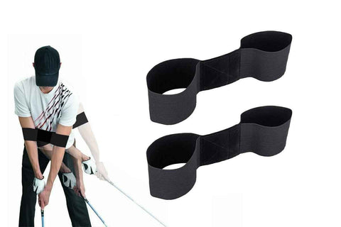 Darrahopens Sports & Fitness > Exercise, Gym & Fitness > Gym Equipment & Accessories 2Pcs Golf Train Arm Band Swing Correcting Tool Posture Motion Correction Training Aid