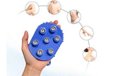 Darrahopens Sports & Fitness > Exercise, Gym & Fitness > Gym Equipment & Accessories 2Pcs Roller Ball Massager Glove Lymphatic Massage Muscle Release for Back-Blue