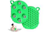 Darrahopens Sports & Fitness > Exercise, Gym & Fitness > Gym Equipment & Accessories 2Pcs Roller Ball Massager Glove Lymphatic Massage Muscle Release for Back-Green