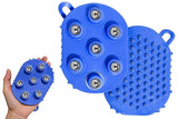 Darrahopens Sports & Fitness > Exercise, Gym & Fitness > Gym Equipment & Accessories 2Pcs Roller Ball Massager Glove Lymphatic Massage Muscle Release for Back-Red