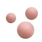 Darrahopens Sports & Fitness > Exercise, Gym & Fitness > Gym Equipment & Accessories 3Pcs Massage Balls Back Massage Equipment Yoga Balls for Women Training Yoga - Pink In Australia - Darrahopens