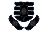 3Pcs Muscle Training ABS Stimulator Stimulator -Blue