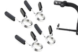 Darrahopens Sports & Fitness > Exercise, Gym & Fitness > Gym Equipment & Accessories 4 Pack 25mm Barbell Spring Clips Gym Weight Lifting Clamps for Dumbbell Bar Lock