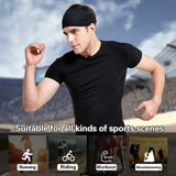 Darrahopens Sports & Fitness > Exercise, Gym & Fitness > Gym Equipment & Accessories 5-Pack Running Headbands for Men - Sports Headbands for Men, Sweat-Wicking - Suitable for Running, Cycling, Basketball, Yoga and Fitness Training - Elastic Unisex Headbands