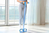 Darrahopens Sports & Fitness > Exercise, Gym & Fitness > Gym Equipment & Accessories 6 Tube Resistance Band Ankle Puller Foot Pedal Fitness Exercise Rope - Blue