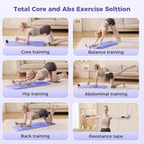 Darrahopens Sports & Fitness > Exercise, Gym & Fitness > Gym Equipment & Accessories Abdominal Exercise Board Push Up Board Pilates Reformer Set Fitness Equipment