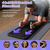 Darrahopens Sports & Fitness > Exercise, Gym & Fitness > Gym Equipment & Accessories Abdominal Exercise Board Push Up Board Pilates Reformer Set Fitness Equipment