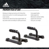 Darrahopens Sports & Fitness > Exercise, Gym & Fitness > Gym Equipment & Accessories Adidas Premium Push Up Bars Grips Non Slip Handles Gym Training Fitness Foam