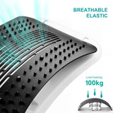 Darrahopens Sports & Fitness > Exercise, Gym & Fitness > Gym Equipment & Accessories Adjustable Air Lumbar Spine Reliever – Inflatable Back Stretcher with Acupressure & Magnets