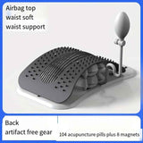 Darrahopens Sports & Fitness > Exercise, Gym & Fitness > Gym Equipment & Accessories Black back stretcher, back pain relief, fitness accessory, adjustable back stretcher, pump stretcher, flexibility improvement, back health, posture corrector, muscle tension relief, Australian market
