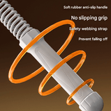 Darrahopens Sports & Fitness > Exercise, Gym & Fitness > Gym Equipment & Accessories Black Heavy Cordless Battle Rope - Portable Weighted Fitness Rope for Home Gym Strength & Cardio Training