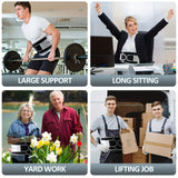 Darrahopens Sports & Fitness > Exercise, Gym & Fitness > Gym Equipment & Accessories Black lumbar support belt, back pain relief, adjustable back brace, posture corrector, fitness support belt, ergonomic back support, Australian back support, lower back stabiliser