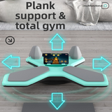Darrahopens Sports & Fitness > Exercise, Gym & Fitness > Gym Equipment & Accessories Black Multi-functional Balance Board with Timer for Core Training and Fitness Entertainment, Home Workout Equipment for Abdominal Strength and Overall Conditioning