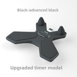Darrahopens Sports & Fitness > Exercise, Gym & Fitness > Gym Equipment & Accessories Black Multi-functional Balance Board with Timer for Core Training and Fitness Entertainment, Home Workout Equipment for Abdominal Strength and Overall Conditioning