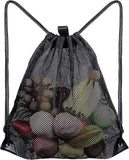Darrahopens Sports & Fitness > Exercise, Gym & Fitness > Gym Equipment & Accessories Black Sports Bag - 40*45cm - Mesh - Drawstring - Suitable for fitness, sports, swimming, diving, travel, yoga, dancing, camping, hiking