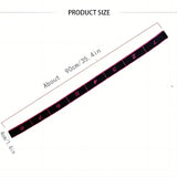 Darrahopens Sports & Fitness > Exercise, Gym & Fitness > Gym Equipment & Accessories Blue 3 Pack Multi-Loop Yoga Stretching Strap with Numbered Sections 90cm Elastic Resistance Band for Dance Pilates Body Sculpting Australian Fitness Gear