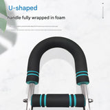 Darrahopens Sports & Fitness > Exercise, Gym & Fitness > Gym Equipment & Accessories Blue Black Adjustable U-Shaped Arm Exerciser - For Home Fitness Strength Training (40kg)