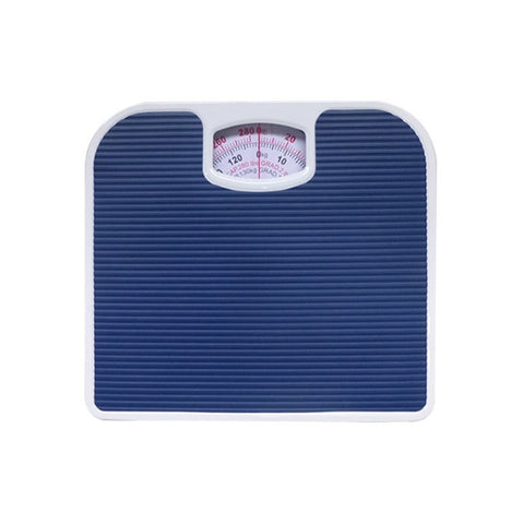 Darrahopens Sports & Fitness > Exercise, Gym & Fitness > Gym Equipment & Accessories Blue Classic Mechanical Bathroom Scale - Battery-Free Analog Body Weight Scale with Non-Slip Platform