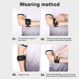 Darrahopens Sports & Fitness > Exercise, Gym & Fitness > Gym Equipment & Accessories BOA Knob Elbow Brace | Adjustable Elastic Compression Support, Built-in Cushioning & Shock Absorption, Suitable for Baseball/Badminton/Tennis/Volleyball, Black Unisex
