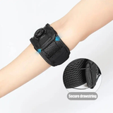Darrahopens Sports & Fitness > Exercise, Gym & Fitness > Gym Equipment & Accessories BOA Knob Elbow Brace | Adjustable Elastic Compression Support, Built-in Cushioning & Shock Absorption, Suitable for Baseball/Badminton/Tennis/Volleyball, Black Unisex