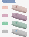Darrahopens Sports & Fitness > Exercise, Gym & Fitness > Gym Equipment & Accessories Colorful Fabric Resistance Bands for Legs and Glutes - Set of 4 Non-Slip Workout Loops