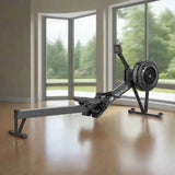 Darrahopens Sports & Fitness > Exercise, Gym & Fitness > Gym Equipment & Accessories Eeeza Air Resistance Rowing Machine with 10-Level Wind Adjustment & LED Monitor