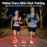 Darrahopens Sports & Fitness > Exercise, Gym & Fitness > Gym Equipment & Accessories Everfit 5kg Weighted Vest Men Women, Reflective Running Vest with Armband Pouch