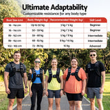 Darrahopens Sports & Fitness > Exercise, Gym & Fitness > Gym Equipment & Accessories Everfit 5kg Weighted Vest Men Women, Reflective Running Vest with Armband Pouch