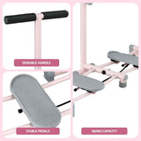 Darrahopens Sports & Fitness > Exercise, Gym & Fitness > Gym Equipment & Accessories Everfit Foldable Ski Exercise Machine Leg Thigh Trainer Home Fitness Cardio Pink