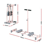 Darrahopens Sports & Fitness > Exercise, Gym & Fitness > Gym Equipment & Accessories Everfit Foldable Ski Exercise Machine Leg Thigh Trainer Home Fitness Cardio Pink