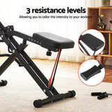 Darrahopens Sports & Fitness > Exercise, Gym & Fitness > Gym Equipment & Accessories Everfit Foldable Squat Machine Deep Squat Rowing Machine 5 Adjustable Seat Home Gym