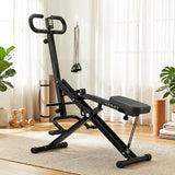 Darrahopens Sports & Fitness > Exercise, Gym & Fitness > Gym Equipment & Accessories Everfit Foldable Squat Machine Deep Squat Rowing Machine 5 Adjustable Seat Home Gym