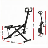 Darrahopens Sports & Fitness > Exercise, Gym & Fitness > Gym Equipment & Accessories Everfit Foldable Squat Machine Deep Squat Rowing Machine 5 Adjustable Seat Home Gym