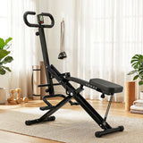 Darrahopens Sports & Fitness > Exercise, Gym & Fitness > Gym Equipment & Accessories Everfit Foldable Squat Machine Deep Squat Rowing Machine 5 Adjustable Seat Home Gym