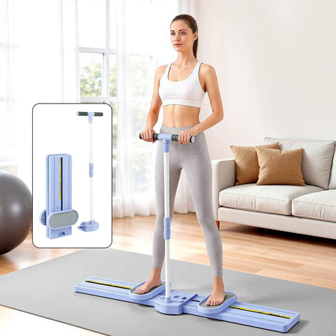 Darrahopens Sports & Fitness > Exercise, Gym & Fitness > Gym Equipment & Accessories Everfit Thigh Hip Exerciser Home Ski Leg Trainer Machine Fitness Cardio Foldable