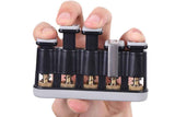 Darrahopens Sports & Fitness > Exercise, Gym & Fitness > Gym Equipment & Accessories Finger Exercise Tool Guitar Hand Gripper Strengthener For Violin Piano-Grey